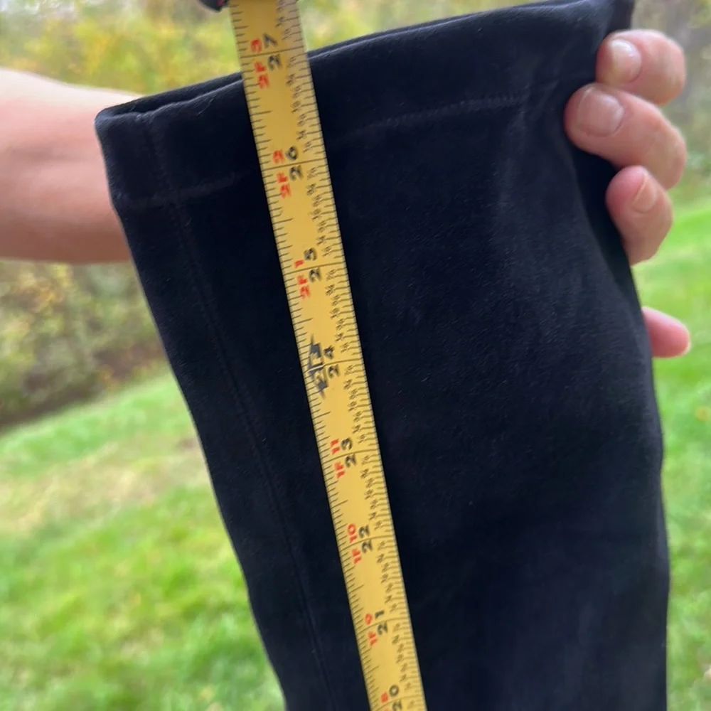 Brian Atwood Women Boot Over The Knee Thigh High Size 6 Pointed Black Suede